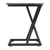 Computer Desk C-Shaped Side End Table Shelf Home Office Study PC Table Furniture