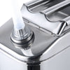 10L LITRE STAINLESS STEEL JERRY CAN CAR STORAGE FUEL PETROL DIESEL CONTAINER