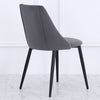 4x Velvet Dining Chairs Padded Seat Retro Metal Legs Office Kitchen Lounge Chair