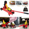 Heavy Duty 2 Ton Trolley Jack Hydraulic Lift Low Car Van Garage Workshop 2 Tonne