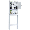 Over-The-Toilet Storage Cabinet 4-Tier Washing Machine Rack W/Adjustable Shelves