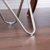 Large 45cm Round Table Side Table Glass Coffee Harpin Circular Indoor LivingRoom