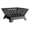 Outdoor Fire Pit BBQ Bowl Garden Patio Extra Large Stove Grill Log Bonfire 25''