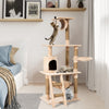 Large Cat Tree Cat Play Tower House Activity Center W/ Hammock & Scratching Post