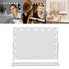 15pcs Light Rotating Makeup Mirror Dressing Mirrors 3 Mode Light Touch Control