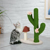72cm High Cat Cactus Scratcher Tree w/ Toy Ball Flower Climbing Scratching Green