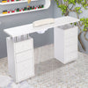 8 Drawer Manicure Table Nail Art Beauty Salon Station Technician Storage Desk