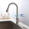 360° Kitchen Sink Mixer Taps Pull Out Spout Spray Single Lever Modern Mono Tap