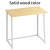 Computer Desk Foldable Wood Office Without Installation Home Study Workstation