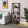 Industrial 4 Tier Bookcase Rustic Wood Shelving Unit Open Storage Display Shelf