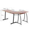 L-Shape Gaming Computer Home Office Study Corner Desk Table PC Workstation