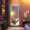 Extral Large Rectangular RGB Light LED Bathroom Mirror Illuminated Makeup Mirror