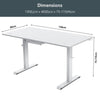 Electric Standing Desk Computer Home Office Desk Adjustable Height Table Stand