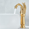 Modern Bathroom Sink Taps Monobloc Basin Mixer Tap Single Hole Faucet Brass Gold
