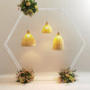 Double-tube Hexagon Wedding Flower Stand Pedestal Centrepiece Plinth Decor