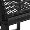 Garden Chairs Balcony Chairs Lounger Chairs 2/4 pcs Black PVC Rattan vidaXL