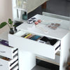 Dressing Table With Drawers Mirror Stool Set Makeup Desk Vanity Table Bedroom