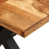 Dining Table Solid Acacia and Wood 180x90x76 G7V9