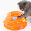 Pet Cat Kitten Toy Track Ball Tower Board Interactive Training Catch Toys uk