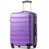 28" Large Suitcase Hard Shell Travel Trolley Hand Luggage ABS Lightweight Purple