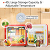 Mini Fridge Compact Portable Refrigerator Adjustable Temperature for Skin Care