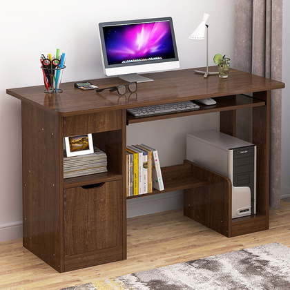Gaming PC Computer Desk Table Workstation Bookshelf Storage Keyboard Tray Shelve