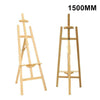 5ft 1500mm Wooden Pine Tripod Studio Canvas Easel Portables Art Stand