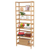 6-Layer Ladder Shelf Bookshelf Bookcase Adjustable Shelves Plant Storage Home