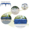 OUTVITA 3 x 6m Pop Up Gazebo Height Adjustable Party Tent w/ Storage Bag Blue UK