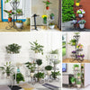 4 Tier Indoor Outdoor Plant Stand Flower Pot Display Shelf Metal Rack Home Decor