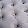 Large Footstool Velvet Pouffe Foot Stool Ottoman Living Room Bench Coffee Table