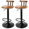 2PCS Bar Stools Swivel Bar Stool Comfortable Chair Seat Garden Shed Pub Leisure