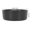 Small 400mm Round Counter Top Basin Bowl Cloakroom Bathroom Wash Sink Black