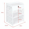 White Bedside Table With Drawers Bedside Cabinet Nightstand Storage Bedroom Home