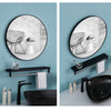 60cm Round Aluminum Frame Wall Hanging Mirror Home Decor Waterproof Rustproof
