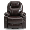 Riser & Recliner Armchair Leather 8 Point Electric Heated Massage Sofa Arm Chair