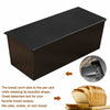 Rectangle Non-stick Toast Box Kitchen Bread Loaf Tin Pan Mold W/ Lid Baking Tool