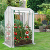 Walk-in Greenhouse Portable Garden Plants Growhouse W/ 2 Zippered Roll up Doors