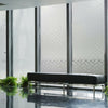 Non-Adhesive Frosted 3D Privacy Window Film Pattern Glass Home Decor