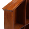 Wall Mounted Floating Shelf Wooden House Shaped 7 Cube Storage Display Cabinet