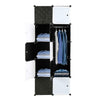 10 Cube DIY Wardrobe Cupboard Cabinet Organizer Stackable Storage Shelves UK