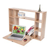Folding Computer Desk Wall Mounted Study Table Floating Shelf Workstation Home