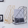 File Magazine Holder Organizer Metal Wire Office A4 Document Storage Basket Rack