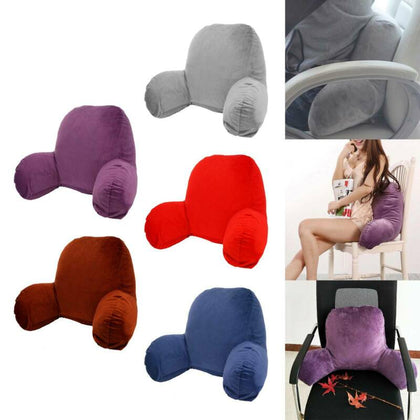 Orthologics Reading Pillow Back Rest Lumbar Support Arm Seat Cushion Lounger