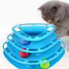 Pet Cat Kitten Toy Track Ball Tower Board Interactive Training Catch Toys uk