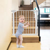 Baby Pet Gate Toddler Dog Stair Way Safety Lock Walk Thru Door Extra Wide Tall
