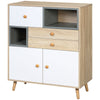 Modern Sideboard, Storage Cabinet, Living Room Accent Cupboard with 3 Drawers