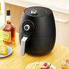 5L Air Fryer Power Oven Cooker Oil Free Low Fat Frying Black Kitchen
