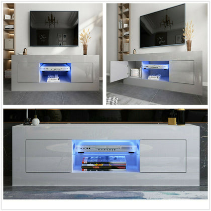 Brand TV Stand Sideboard Cabinet Matt body High Gloss Drawers LED TV Unit UK