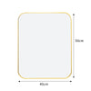 Rectangle Metal Frame Wall Mounted Mirror Bathroom Bedroom Make Up Dressing Room
